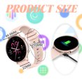 thumbnail image 3 of Reloj inteligente, relojes inteligentes para iOS y Android, con monitor de oxígeno en sangre, frecuencia cardíaca, sueño, visualización de mensajes, recepción de llamadas y múltiples modos, 3 of 5