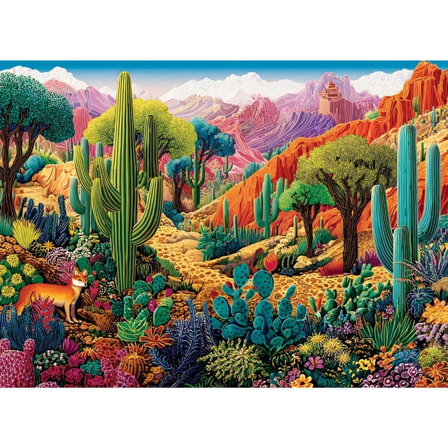Rompecabezas DAGIRT Paisaje del desierto de 500 piezas 52 x 38 cm