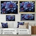 thumbnail image 4 of Designart "Midnight Indigo Elegance Of Mums" Mums Floater Framed Canvas Prints, 4 of 5