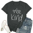 thumbnail image 4 of VILOVE Be Kind Graphic Tees Women Teacher Shirts Funny Inspirational Blessed Short Sleeve T Shirts, 4 of 6