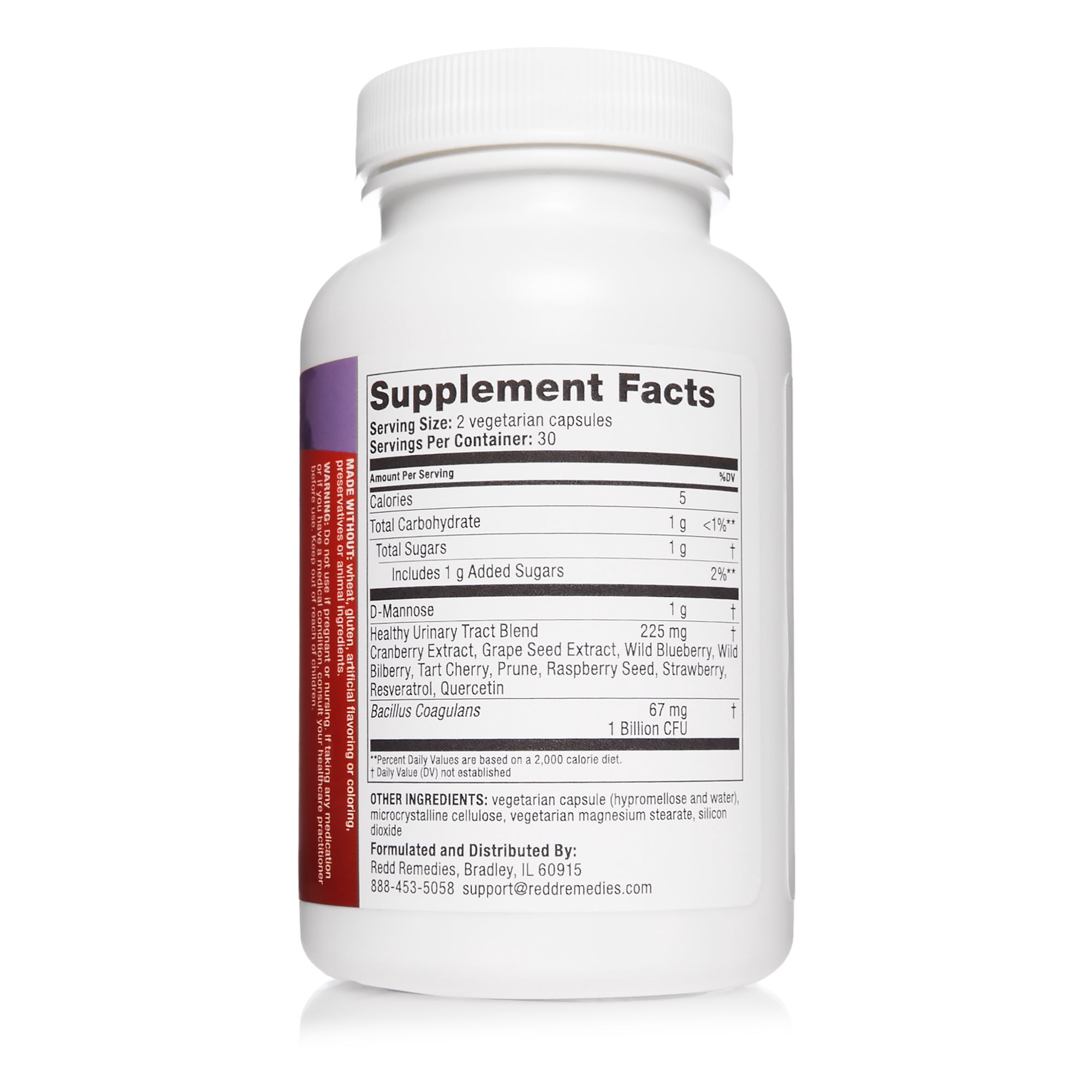 Redd Remedies, UT Soothe with Probiotics, Supports Immune and Urinary Tract Health, 60 Capsules