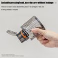 thumbnail image 3 of 1/2 Pcs Lockable Empty Pump Dispenser Nail Manicure Makeup Remover Lightweight Refillable Pressure Container Tool, 3 of 8