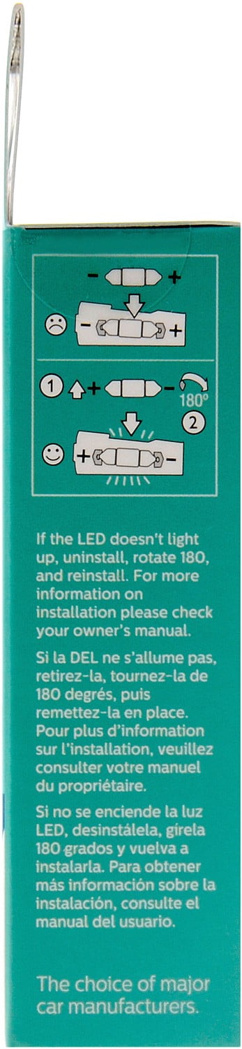 Philips Ultinon 6411W White LED, 1 Pack
