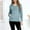Light Blue, variant on Hooded Sweatshirts for Women Winter Clothing Long Sleeve Shirts Knit Fall Fashion Pullover Hoodie 1/4 Button Sweatshirt