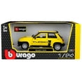 thumbnail image 3 of Renault 5 Turbo Yellow with Black Accents 1/24 Diecast Model Car by Bburago, 3 of 3