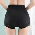 thumbnail image 3 of Ladies Tummy Tucking & Lifting Shaping Panties Lace Medium High Waist Breathable Panties Mesh Thong Panties plus Size Thongs Lot Leak Proof Underwear for Women under Wear Women Pack Vibrating Pantie's, 3 of 5