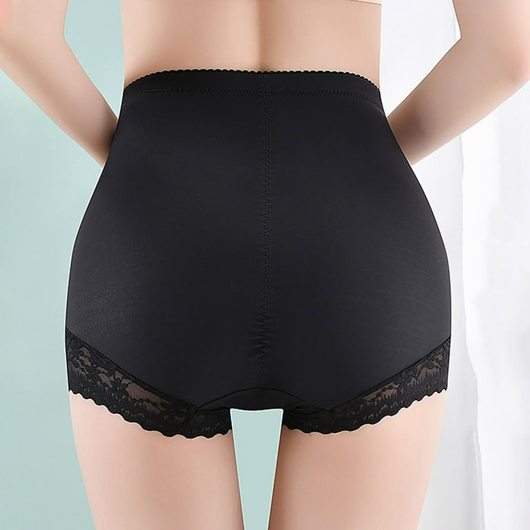Ladies Tummy Tucking & Lifting Shaping Panties Lace Medium High Waist  Breathable Panties Mesh Thong Panties plus Size Thongs Lot Leak Proof  Underwear for Women under Wear Women Pack Vibrating Pantie's -