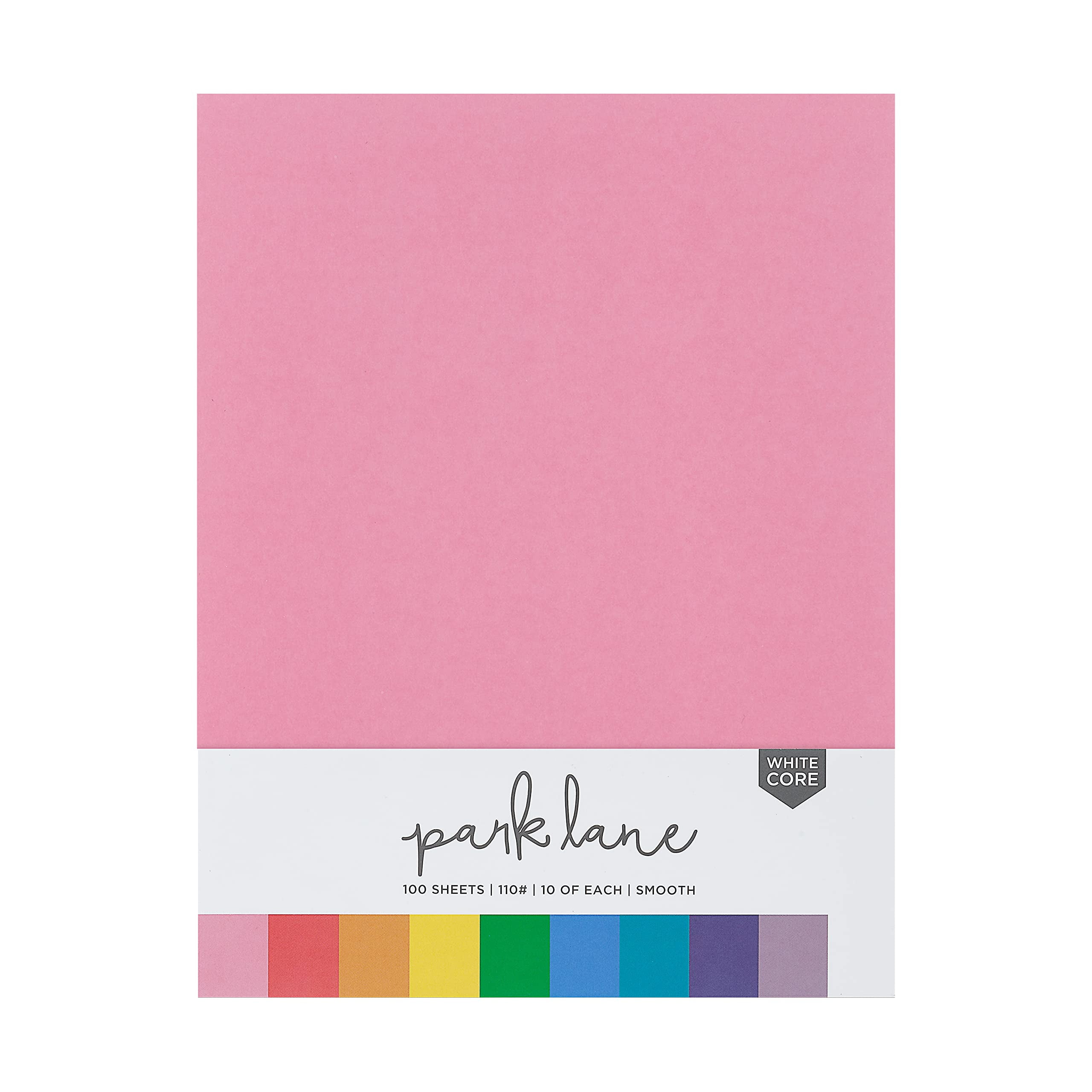 Cardstock 8.5 x 11 Paper Pack 110 lb Assorted Primary Colored
