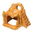 thumbnail image 4 of Adorno de cueva para escondite de reptiles, suministros para mascotas, decoración de refugio de moderno y versátil, cueva de resina para peces, 4 of 8