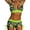 Z154 Multicolor, variant on Mifsaly Womens Bathing Suits Tankinis Halter Neck Floral Print 2 Piece Athletic Swimsuits with Adjustable Side Tie Swim Shorts Surfing Pool Beach Party Swimwear M