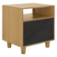 thumbnail image 5 of Safavieh Akanksha Modern Oak Veneer and Solid Wood Night Stands, Natural, 5 of 6
