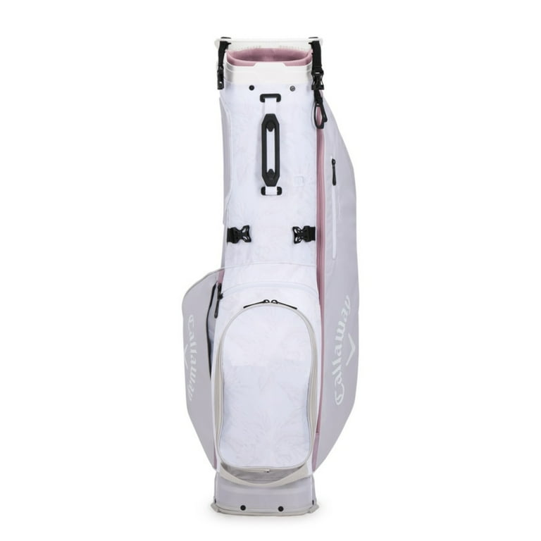 Callaway 2023 Fairway C Golf Stand Bag-White Rose Silver