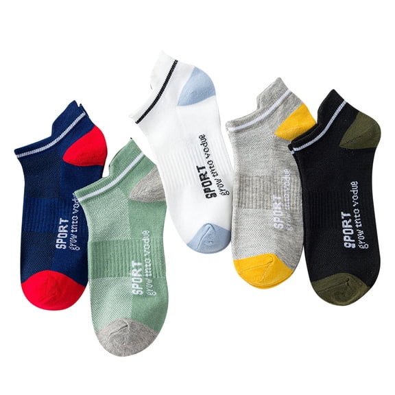 5 Pack Cotton Ankle Socks for Women No Show Low Cut Socks Colorful Pattern Novelty Cute Socks ZB G One Size