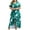 Green, variant on 2026 Womens Clothing under $5 asdoklhq Womens Plus Size Dresses, Women Plus Size Maxi Dresses Printing V-Neck Summer Casual Flowy Long Dress