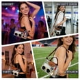 thumbnail image 2 of Bolso transparente Ginogento 21 x 13 x 9 cm impermeable para estadio, 2 of 7