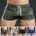 thumbnail image 7 of Men Casual Gym Fitness Training Shorts Sexy Mesh Breathable Sports Beach Trunks, 7 of 7