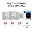 thumbnail image 2 of JETech Magnetic Case for iPhone 14 Pro Max 6.7-Inch Compatible with MagSafe, Translucent Matte Back Slim Shockproof Phone Cover (Silver), 2 of 6