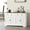 White#95, variant on Wooden Sideboards Farmhouse Sideboard Buffet Cabinet, Barn Door Style Kitchen Cabinet, 32" Accent cabinet for Kitchen, Living Room or Entryway, White Wash,Sideboards With Storage
