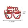 thumbnail image 3 of Anhility Christmas Glasses Glitter Holiday Party Glasses Frames Christmas Decoration Accessories Costume Eyeglasses for Christmas Parties Holiday Favors (One Size Fits All), 3 of 6