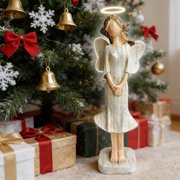 Guarder Angel Figurines Resin Angel Statues Table Decoration Ornament Collectible Figurines for Office Home Decors