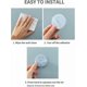 thumbnail image 5 of 8-pack Plastic Hooks With Adhesive, Non-perforated Hook Brackets, 5 of 5