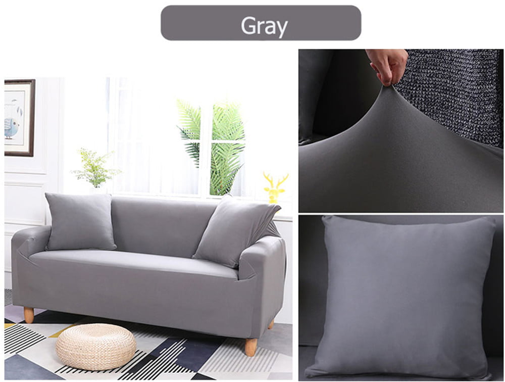 Details about    2 Seater Sofa Slipcover with Pillowcase 
