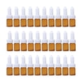 thumbnail image 3 of 30 viales vacíos para botellas, soporte para viales de vidrio, fácil de usar, portátil, 5 ml Marrón, 3 of 9