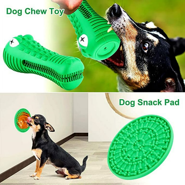 PcEoTllar Dog Toys for Aggressive Chewers Large Medium Breed Dog Chew Toys  Dog Toothbrush Nearly Indestructible Interactive Tough Extremely Durable  Toys for Medium Large (Yellow) 