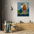 thumbnail image 3 of Si Huynh 25x32 Gallery Wrapped Canvas Wall Art Titled - Vintage Golf - Drive, 3 of 4