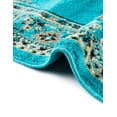 thumbnail image 7 of Unique Loom Reza Collection Area Rug - Washington (2' x 3' 1" Rectangle Turquoise/Black), 7 of 7