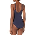 thumbnail image 4 of Anne Cole NAVY BLUE Live In Color Square Neck One Piece Swimsuit, US 16, 4 of 4