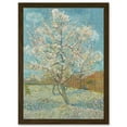 thumbnail image 1 of Van Gogh The Pink Peach Tree Painting Artwork Framed Wall Art Print A4, 1 of 4