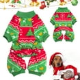 thumbnail image 1 of Dog Pajamas Snowflake Dog Pjs Super Soft Velvet Material Dog Onesie Outfits Dog Cold Weather Coat, 1 of 8