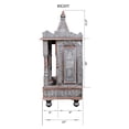 thumbnail image 3 of Oxodise Temple, Pooja Ghar, Hindu Temple, Medium Size Temple, Office Temple, Hindu Mandir, Decor for Home in USA, Handcrafted Temple, Handmade Temple, Oxidized Mandir with Doors - AtoZ India Cart, 3 of 7
