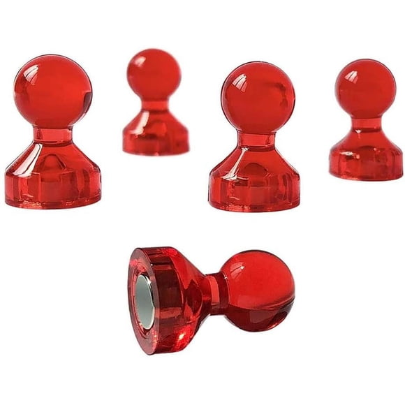 Neodymium red for magnetic board, refrigerator, whiteboard, pin board magnet pins, 30pcs