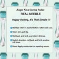 thumbnail image 6 of Angel Kiss Derma Roller Real Needle - 0.25mm Microneedling Roller for Face & Hair & Beard - 192 Individual Stainless Steel Needles - Micro Derma Skincare Tool For Women and Men, 6 of 8