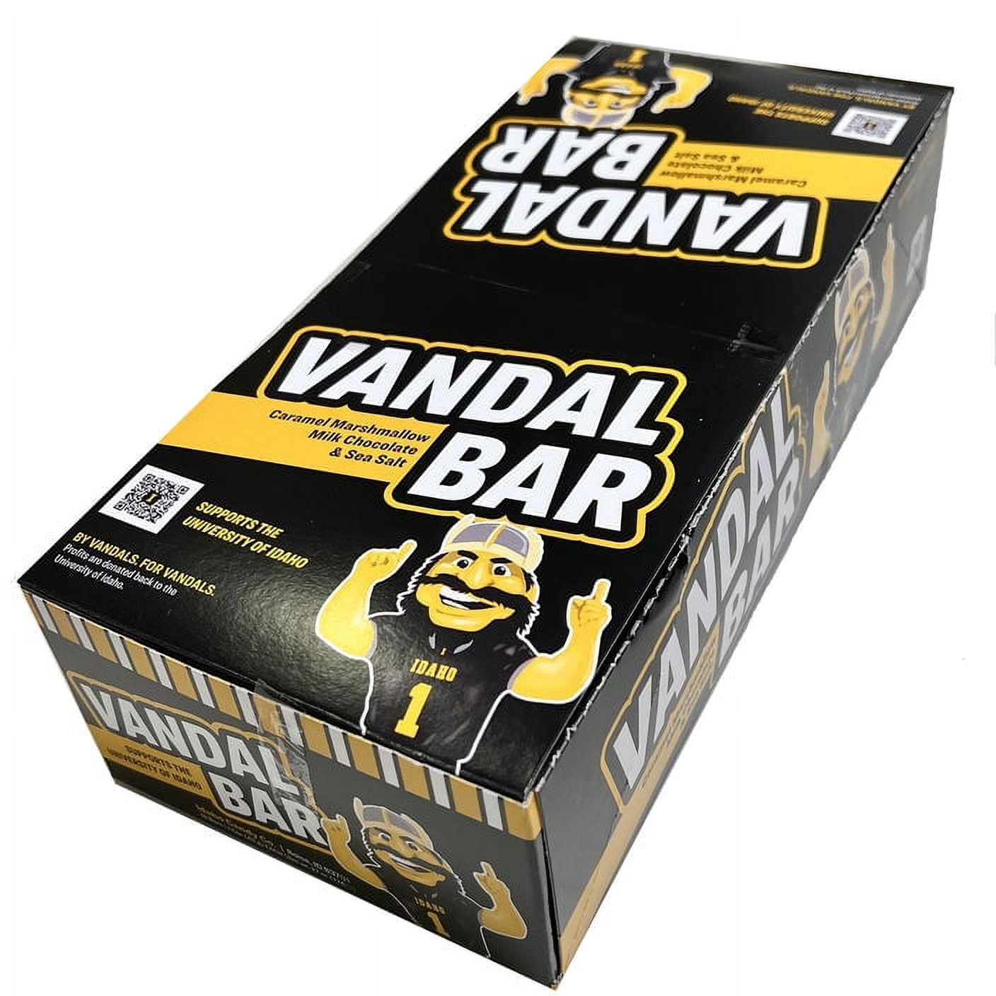 (4 pack) Vandal Bar Candy Bar 1.2 oz Idaho Candy Company