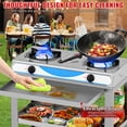 thumbnail image 3 of Propane Gas Stove, 2 Burner Portable Propane Burner with Removable Legs, Auto Ignition Camping Gas Stove, Outdoor Portable Stove for Camping, RV, Apartment, Backyard Cooking, 3 of 6