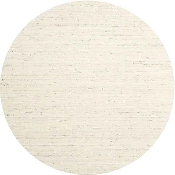 Ahgly Company Machine Washable Indoor Round Contemporary Gold Area Rugs, 3' Round