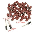 thumbnail image 2 of 50Pcs 320 Grit Drum Sanding Bands Sleeves + 2Pcs Mandrels Sandpaper Rotary Tool, 2 of 10