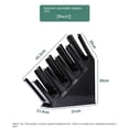 thumbnail image 2 of Portavasos de papel Organizador de tazas de café desechable Encimera Dispensador de tazas de 4 compartimentos Negro (1 pieza), 2 of 5