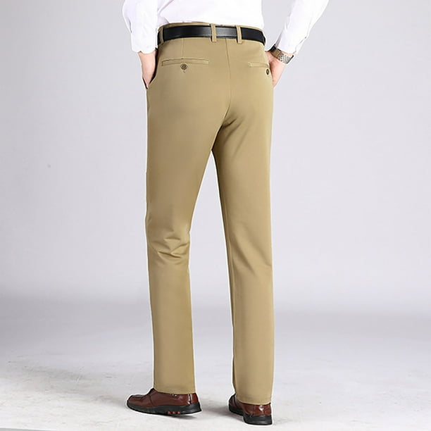 Lightweight Summer Pants Men Men's Stretch Dress Pants Slim Fit Skinny Suit  Pants Lightweight Dress Casual Tapered Straight Pant with Pockets Flat  Front Pant Twill Relaxed Fit Cargo Pant - Walmart Business