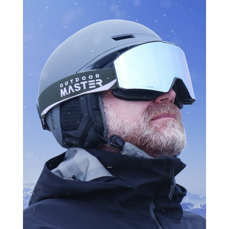 OutdoorMaster Falcon Ski Goggles Lens by ZEISS, OTG Snowboard
