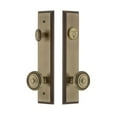 thumbnail image 6 of Grandeur 840357 Carre Solid Brass Tall Plate Single Cylinder Keyed Entry Set - Bronze, 6 of 6