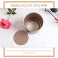 thumbnail image 3 of Stainless Steel Round Cake Cutter Ring Cookie Mold 2pcs Biscuit Mousse Mold, 3 of 8