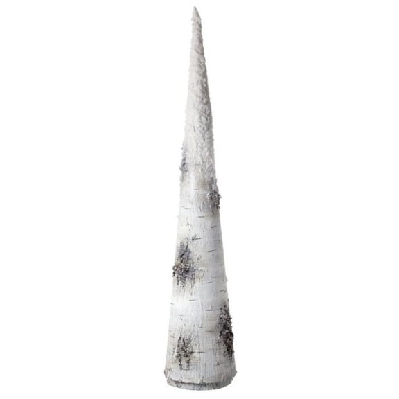 Regency International 29" Plastic Snow Birch Bark Cone Tree