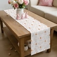 thumbnail image 6 of Easter Eggs Table Runner 108 Inches Long for Kitchen Dining, Cute Bunny Rabbits Cartoon Orange Dresser Scarf Farmhouse, Dining Table Decorations for Wedding/Parties, 13 x 108 In, 6 of 8