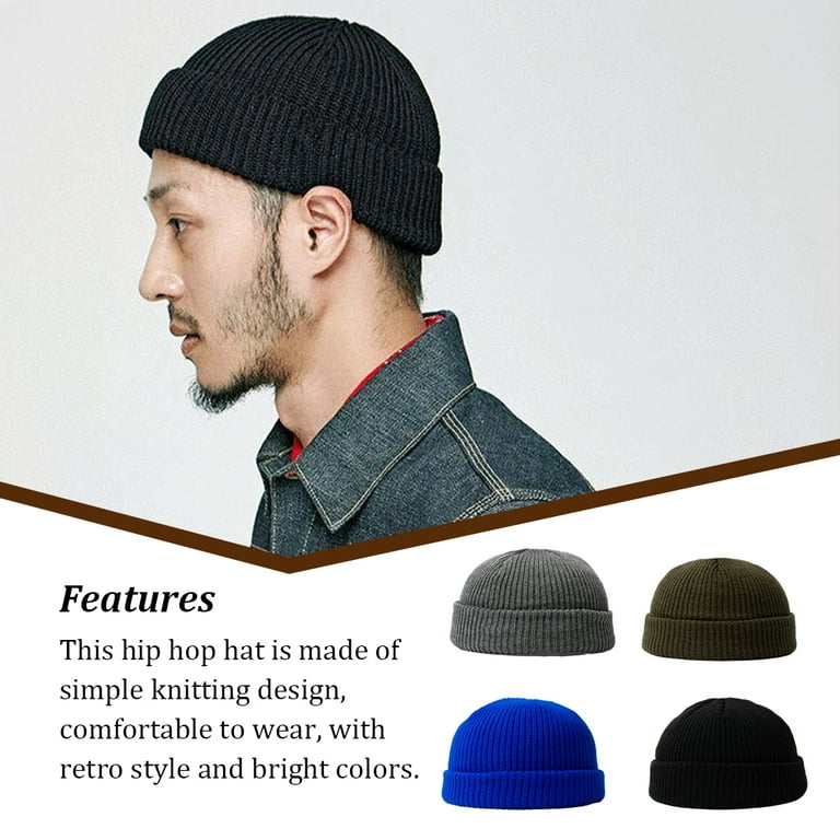 v Letter Graphic Beanie Simple Solid Color Knit Hats Hip Hop Unisex  Beanies Elastic Breathable Skull For Women & Men - Temu