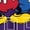 PURPLE, variant on Disney - Good Vibes Crew - Men's Long Sleeve Graphic T-Shirt