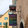 thumbnail image 6 of Pride Garden Flag, Kindness Peace Equality Love Inclusion Hope Diversity Garden Flag Spring Summer Yard Lawn Outdoor Decorative, 6 of 7